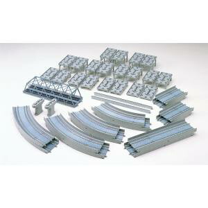 楽天市場】91074 レールセット高架複線立体交差セットの通販