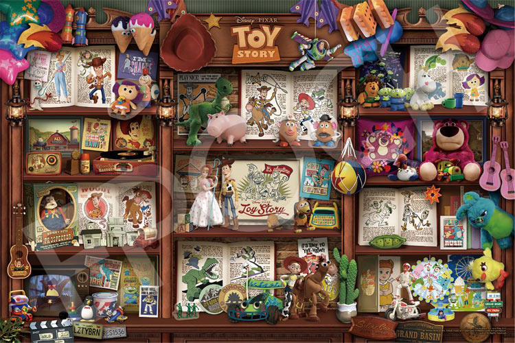 楽天市場】ジグソーパズル Bookshelf/Toy Story（ブックシェルフ/トイ