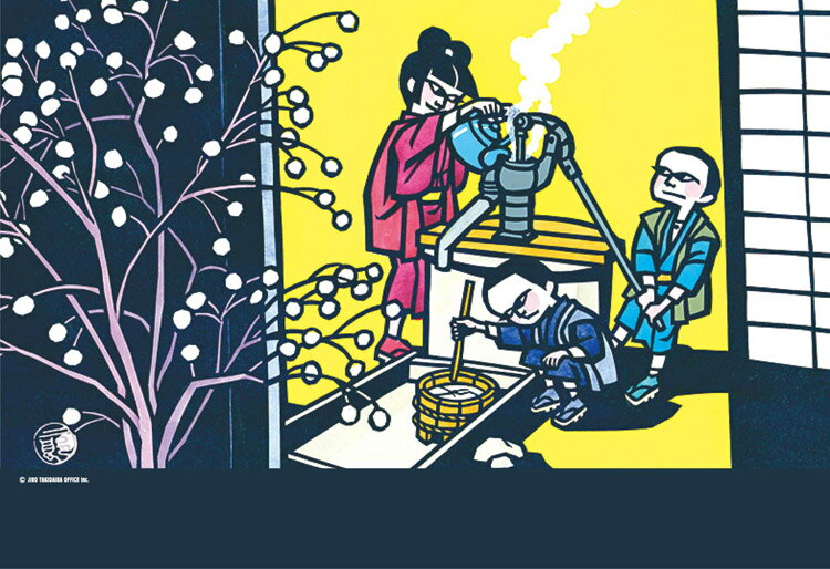 楽天市場】ジグソーパズル 「小正月の朝」−滝平二郎 きりえ