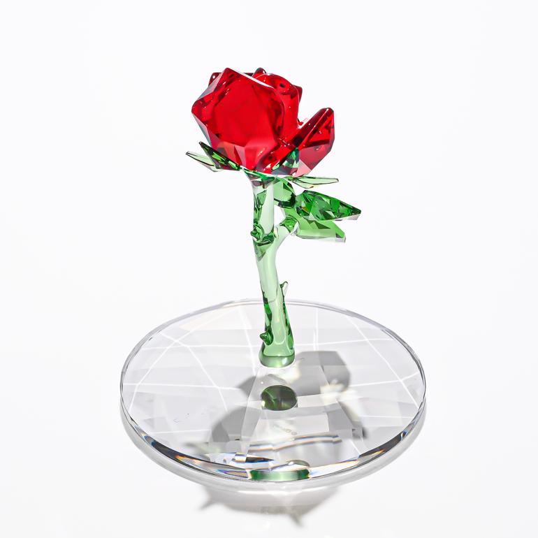 楽天市場】スワロフスキー SWAROVSKI クリスタルフィギュア 魔法のバラ