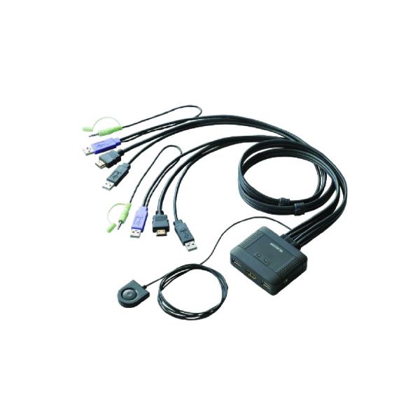 楽天市場】エレコム パソコン切替器 HDMI対応 KVM-HDHDU2 : aline