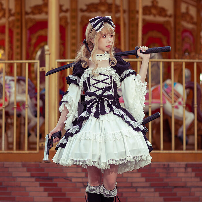 楽天市場】ロリータファッション ドール感 ワンピース ドレス 半袖