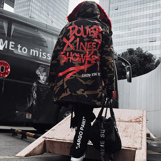 楽天市場】モッズコート メンズ 迷彩柄 カモフラ柄 総柄 ビック