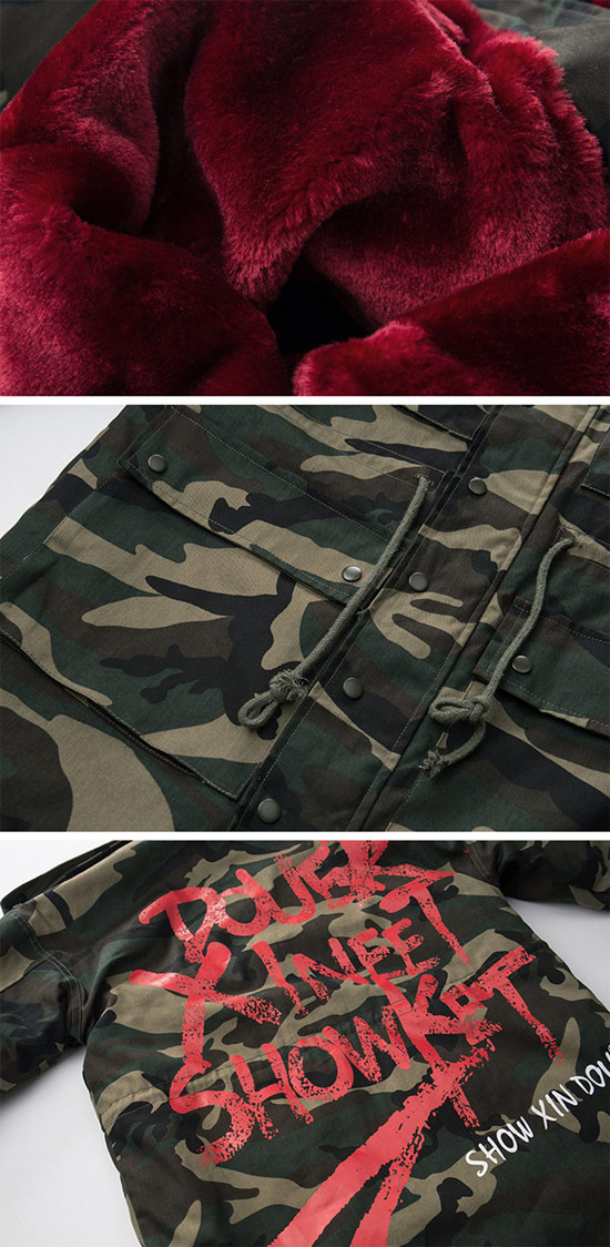 楽天市場】モッズコート メンズ 迷彩柄 カモフラ柄 総柄 ビック