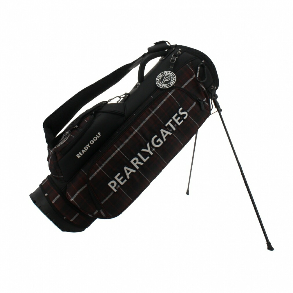 楽天市場】パーリーゲイツ チェック柄 スタンド キャディバッグ