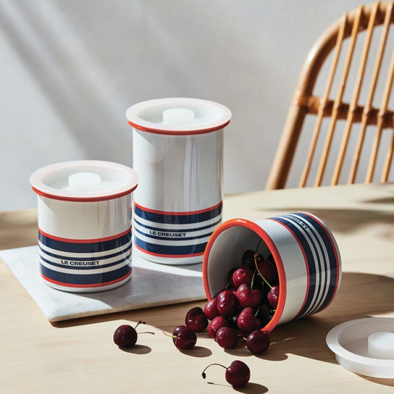 LE CREUSET フードストッカー キャニスター ミディアムサイズ 楽天市場