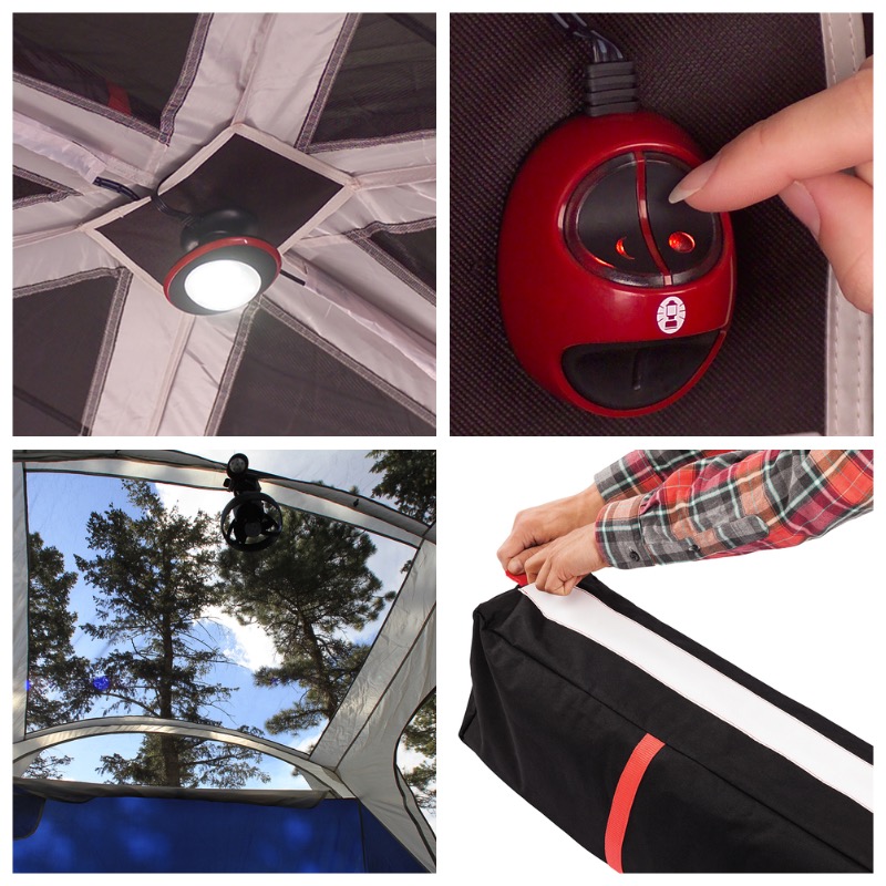 楽天市場】コールマン エリート ウェザーマスター テント 最大6人 LED