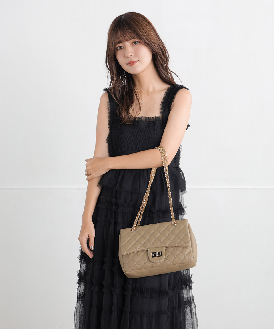 楽天市場】2WAY キルティング チェーン ショルダーバッグ ショルダー
