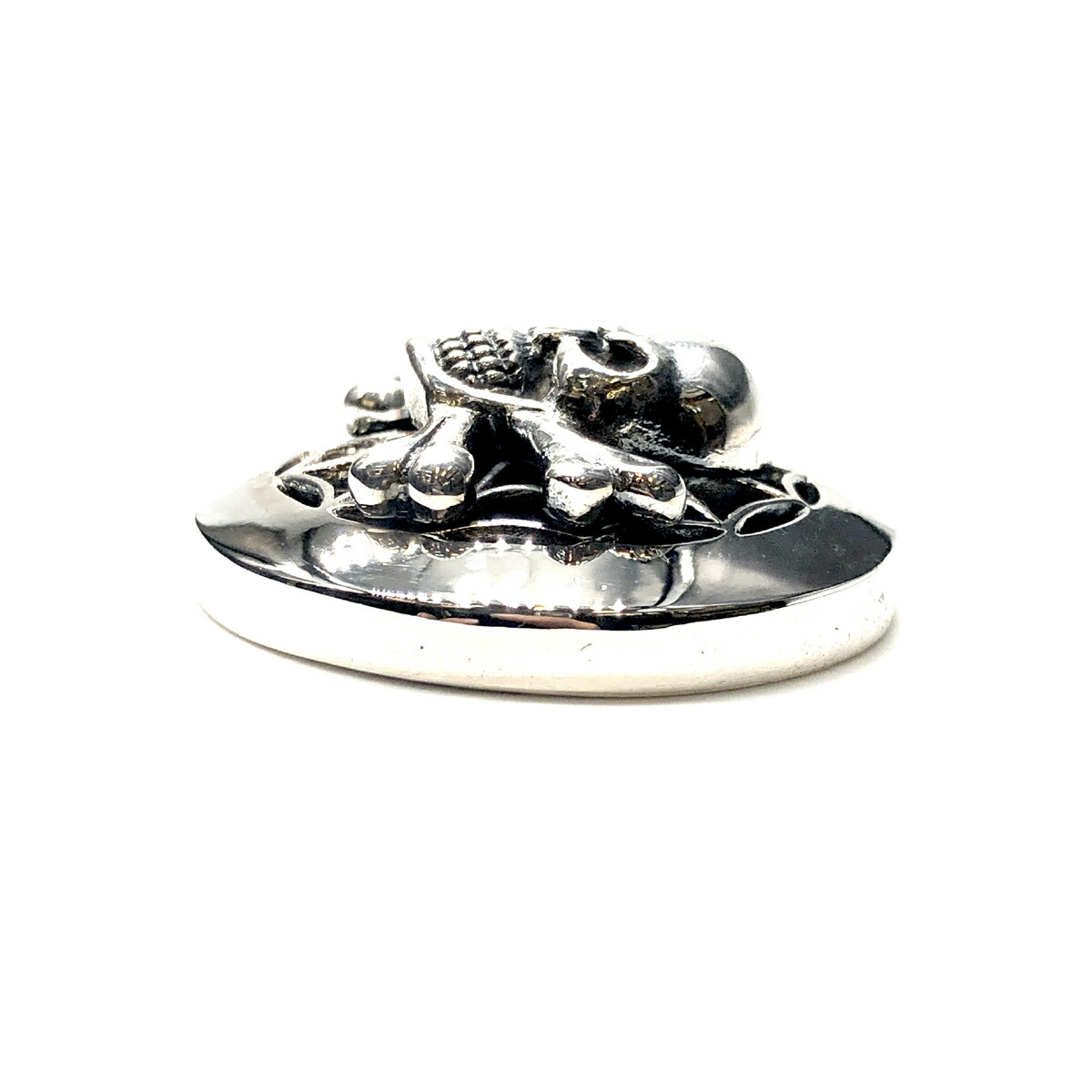 楽天市場】送料無料 ALZUNI アルズニ シルバー コンチョ スカル スカル