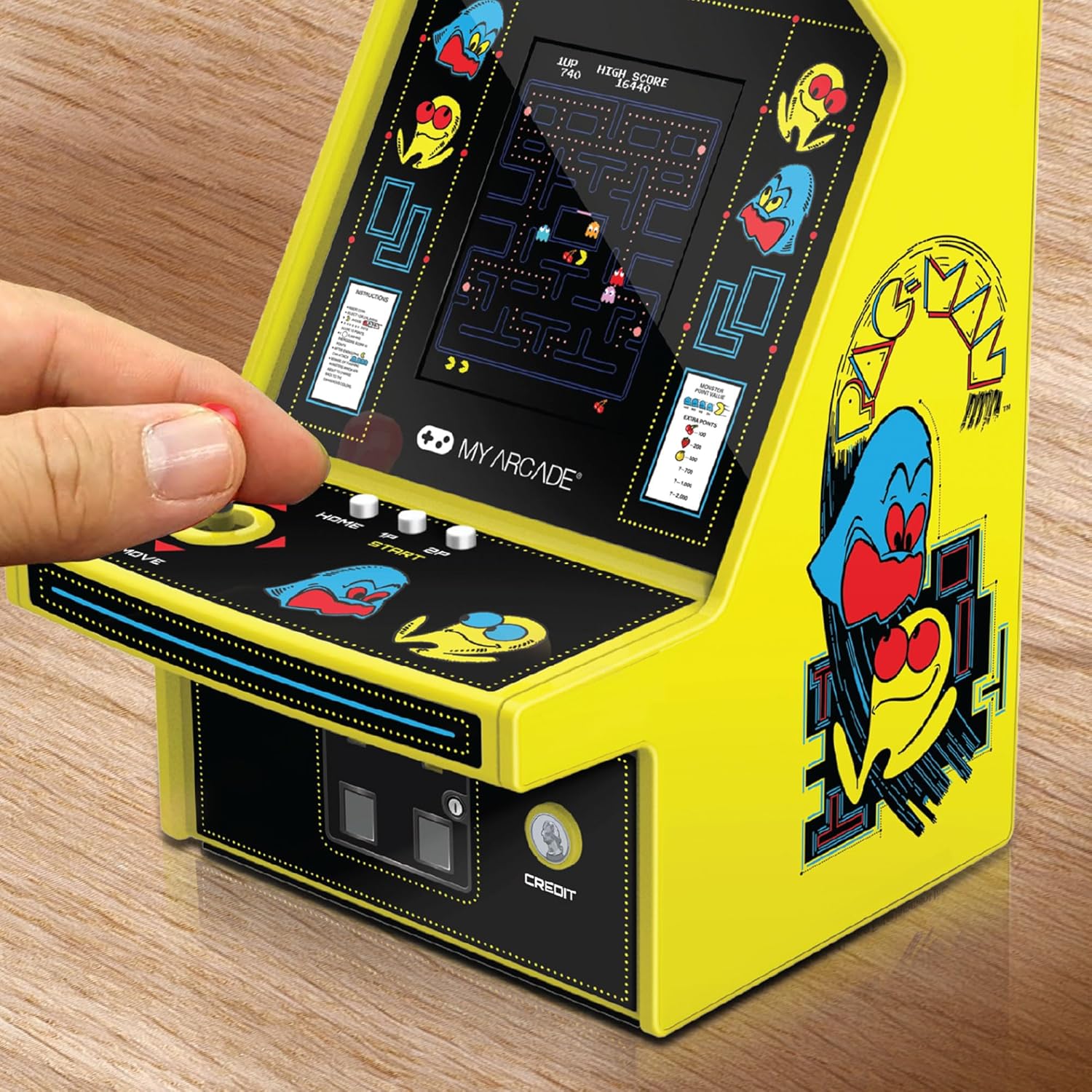 楽天市場】My Arcade Pac-Man Micro Player Pro 6.75インチ