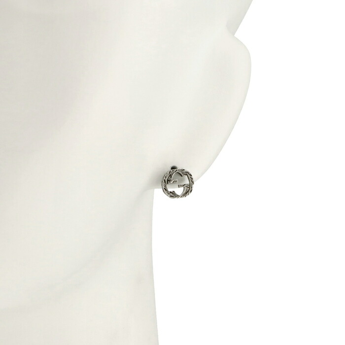 楽天市場】グッチ GUCCI スタッドピアス インターロッキングG エン