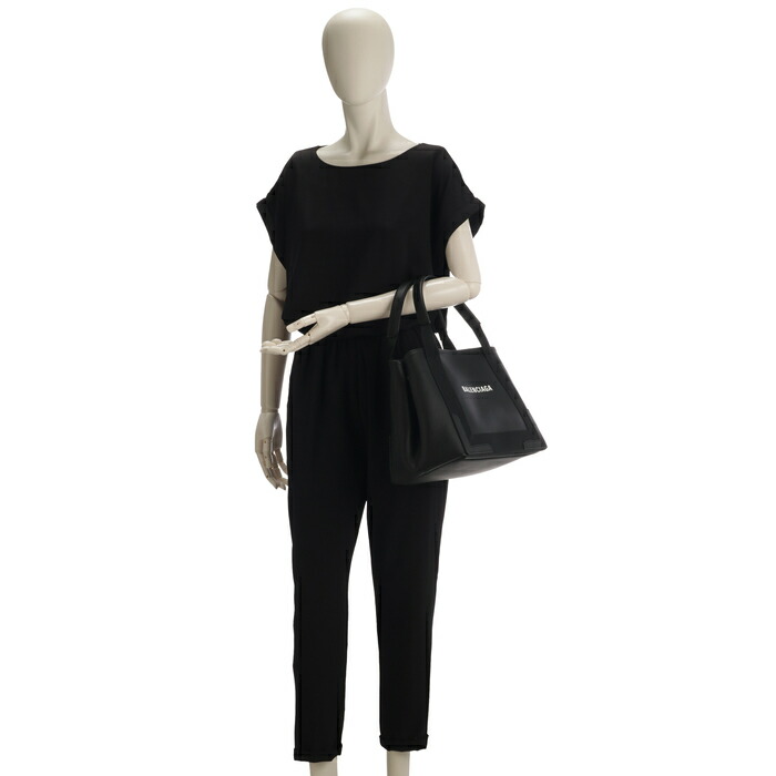 週末お値下】バレンシアガ ネイビー カバス S スモール トートバッグ