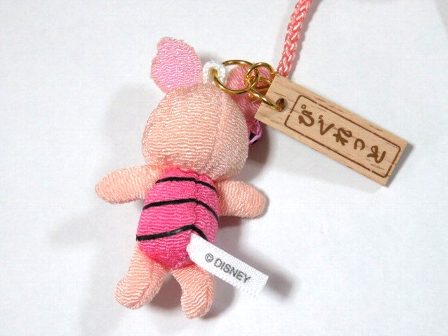 楽天市場】ディズニーリゾート限定 ちりめん風 ピグレット ストラップ
