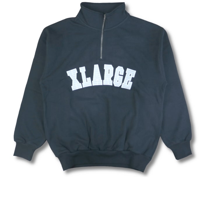 楽天市場】XLARGE ARCH LOGO HALF ZIP SWEATSHIRT エクストララージ