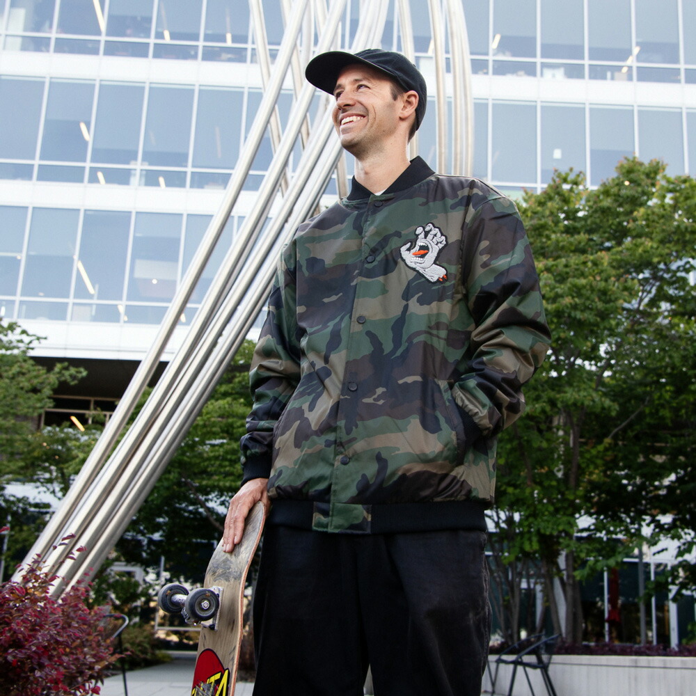 楽天市場】サンタクルーズ SANTA CRUZSCREAMING HAND STADIUM JACKET