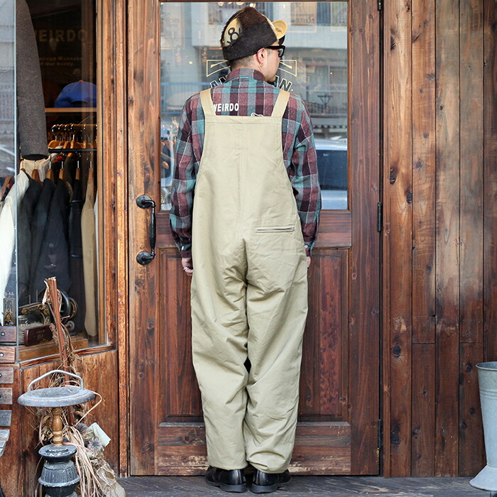 楽天市場】WEIRDO ウィアード / 「PSYCHO FLAMES - OVERALL / KAHKI