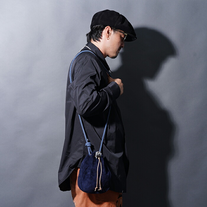 楽天市場】NASTOYS/ナストイズ /「Suede Leather Marine Bag / NAVY