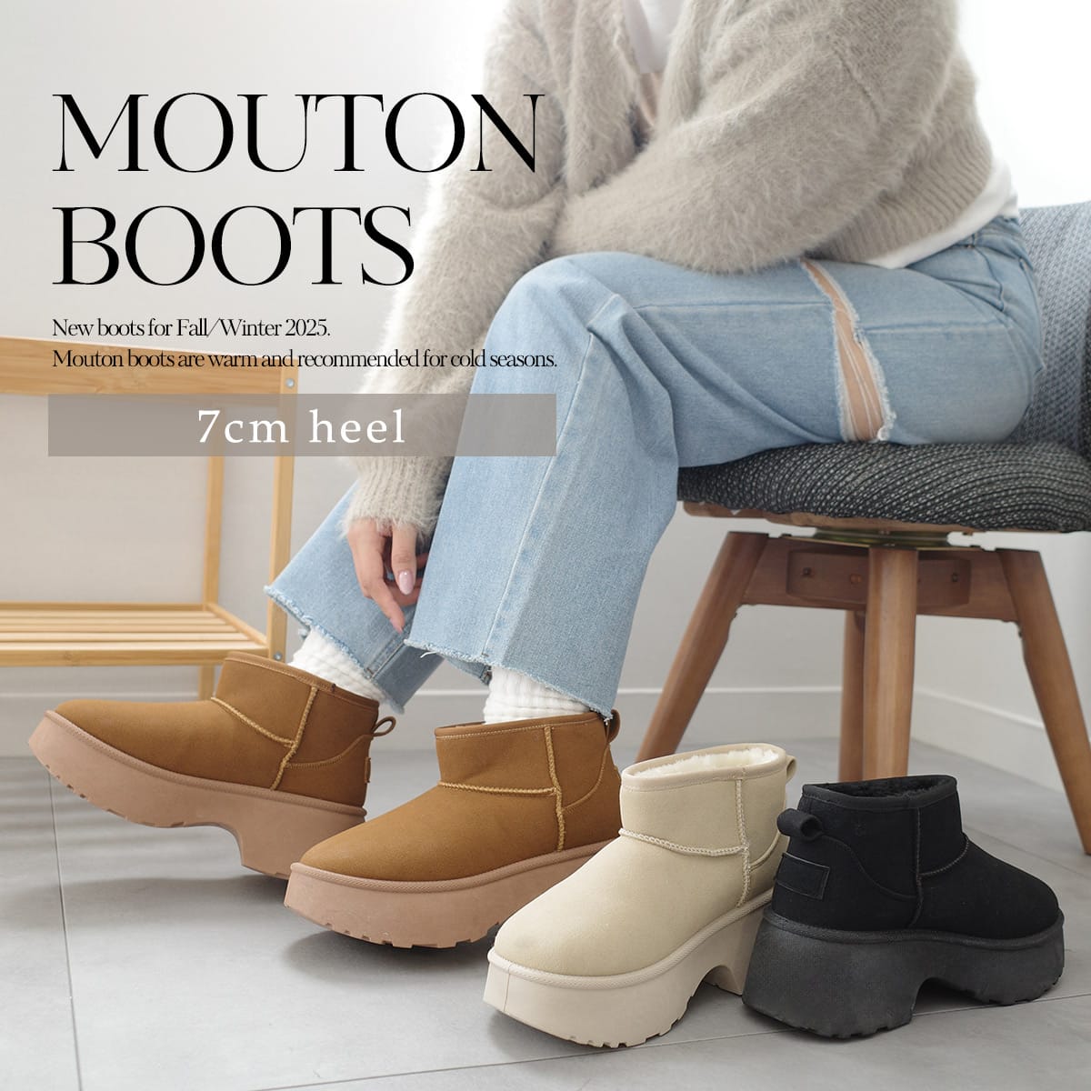 楽天市場】1日限定10%OFF◇最終SALE◇ブーツ あったか 歩きやすい 厚底