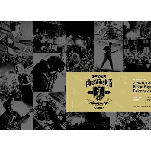 楽天市場】spyair just like this 2016 dvdの通販