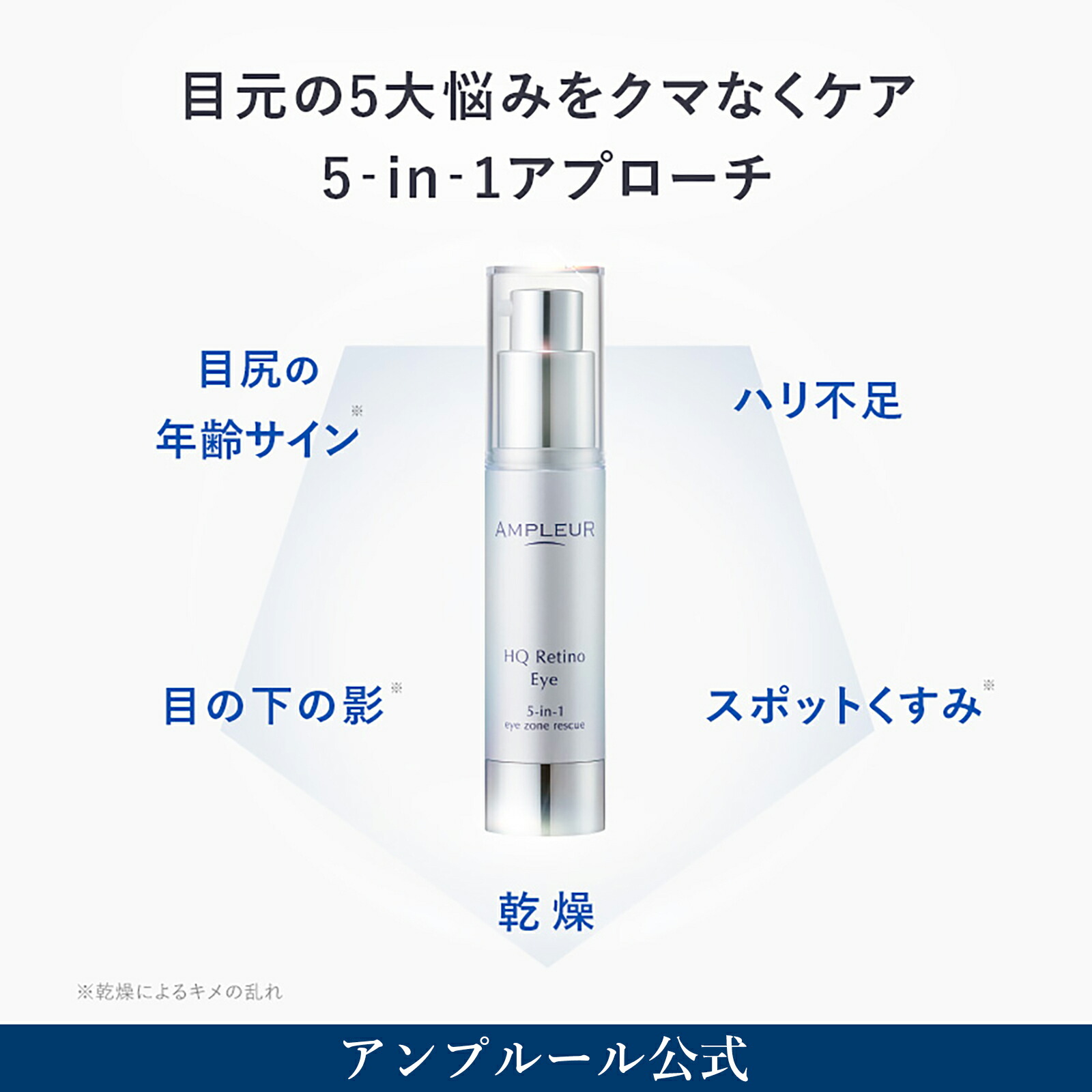 楽天市場】アンプルール公式【目元用クリーム】HQR アイクリーム20g