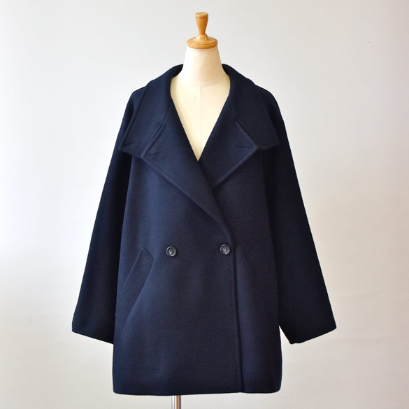 楽天市場】カフネ（cafune）PECOLAMB スタンドカラー ハーフコート