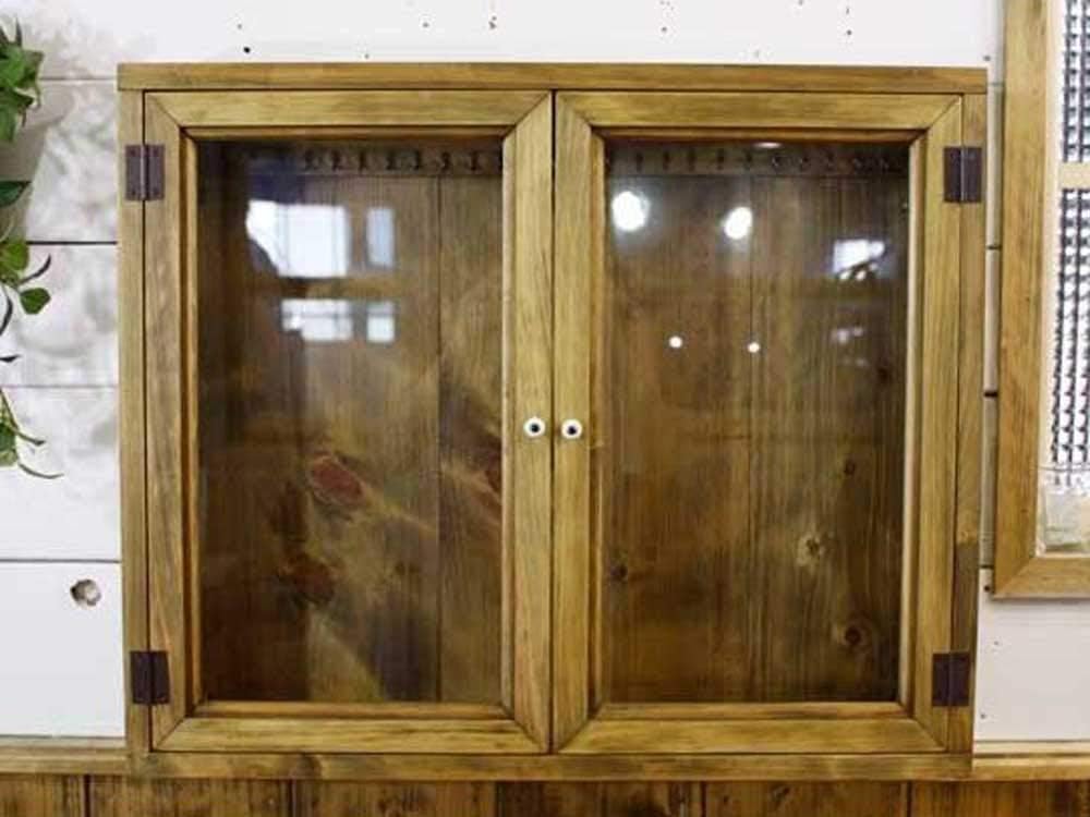 楽天市場】【期間限定10％OFF】アクセサリーケース 透明ガラス 両開き