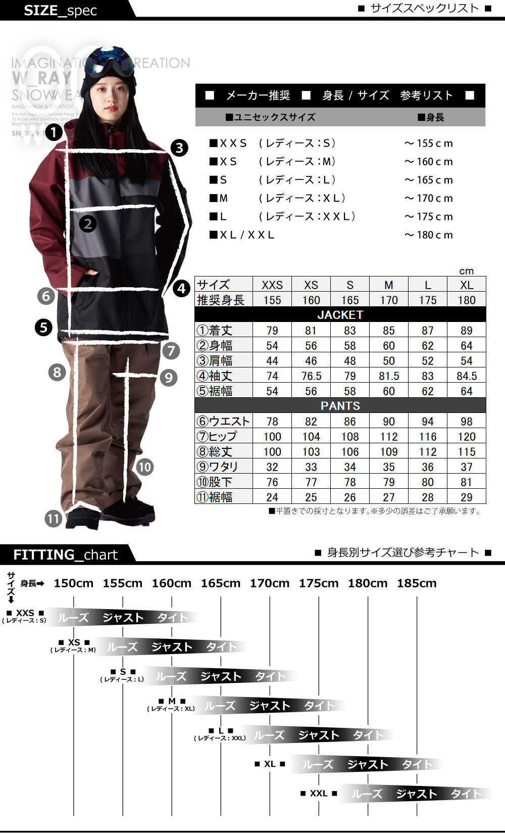 楽天市場】スノーボード ウェア レディース スノボウェア 上下セット