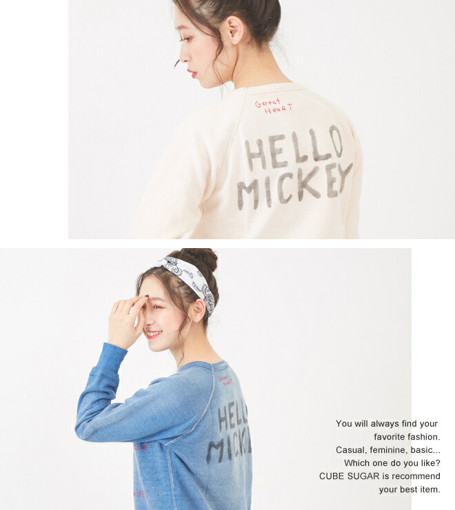 楽天市場】ミッキートレーナー / DENIM DUNGAREE(デニムアンド