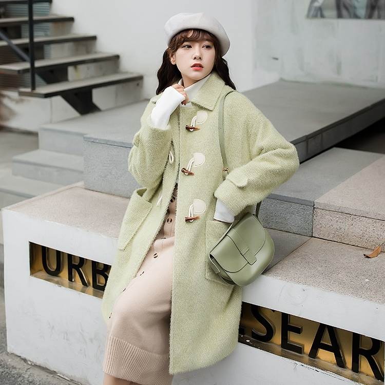 楽天市場】アウター ダッフルコート 2色 ロング丈 トグルボタン