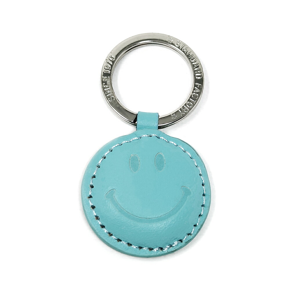 楽天市場】【送料無料】スマイル ニコちゃん キーホルダー レザー