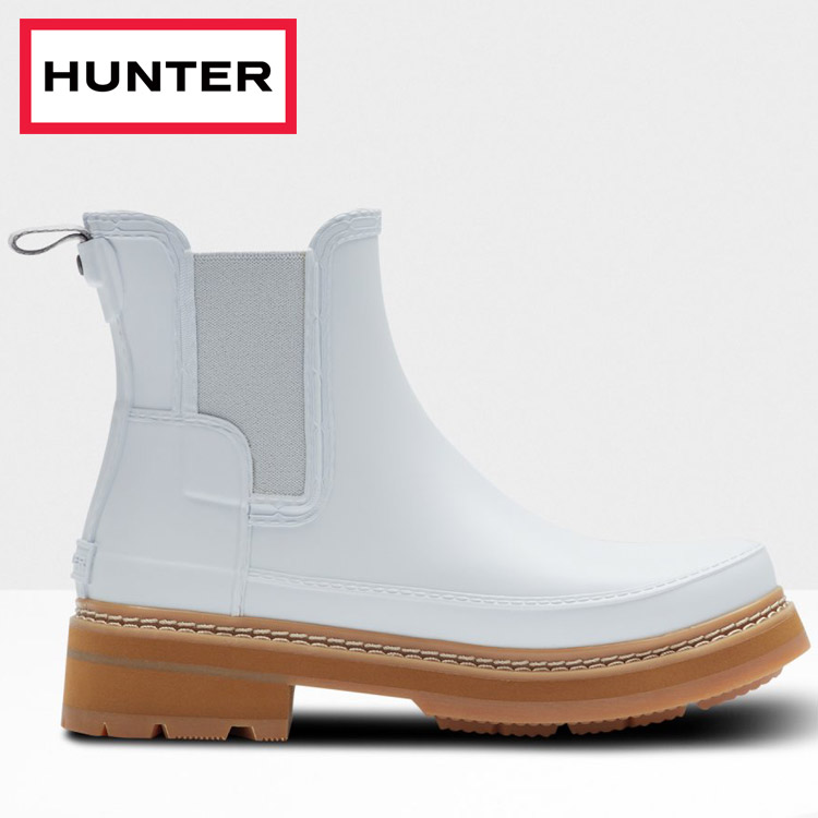 ハンター リファインド ステッチ ディテール チェルシー ブーツ