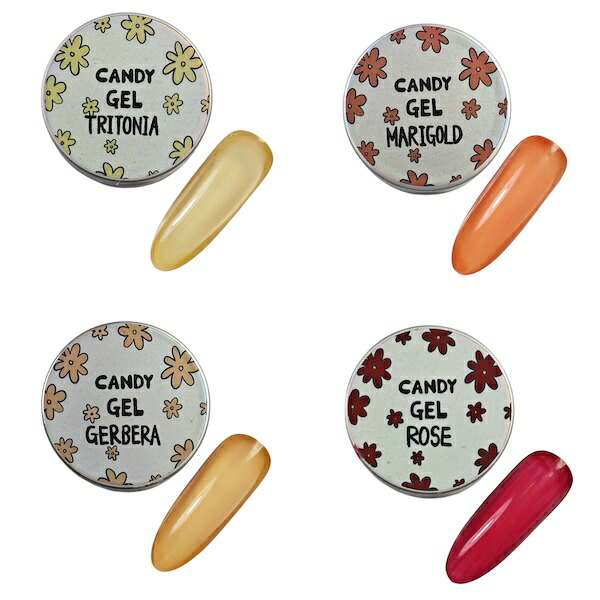 楽天市場】nail room Mint produce [CANDY GEL 全16色 3g]ジェル