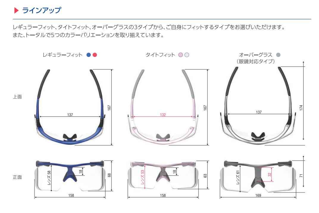 楽天市場】パノラマシールド オーバーグラス HF-480S ストームグレー