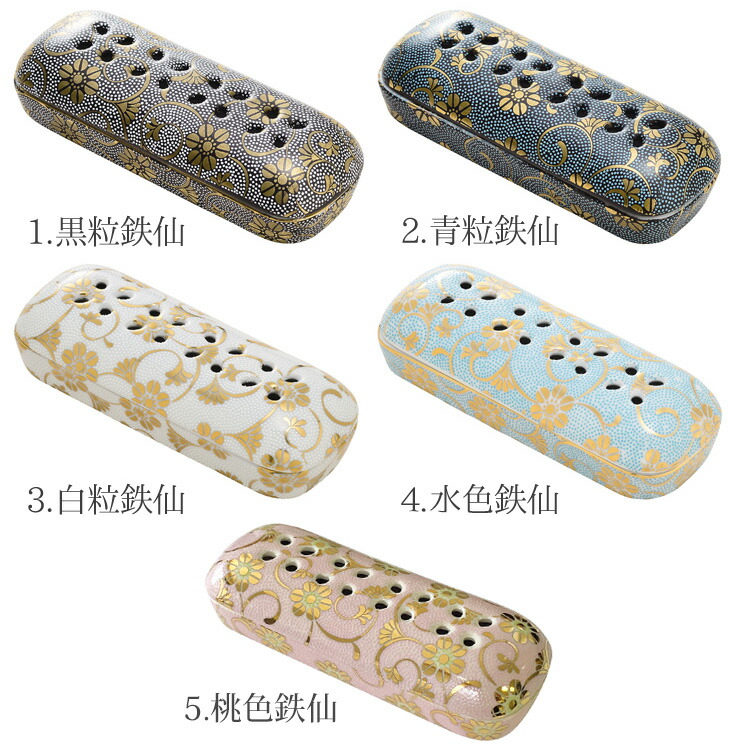 楽天市場】夕凪[ゆうなぎ]寝かせる線香皿 久谷焼〔小〕全5柄【線香皿