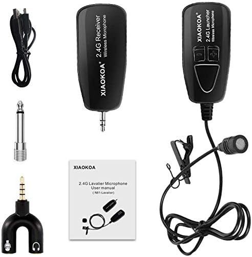 楽天市場】【技適マーク認証済】ワイヤレスマイク 2.4G XIAOKOA スマホ