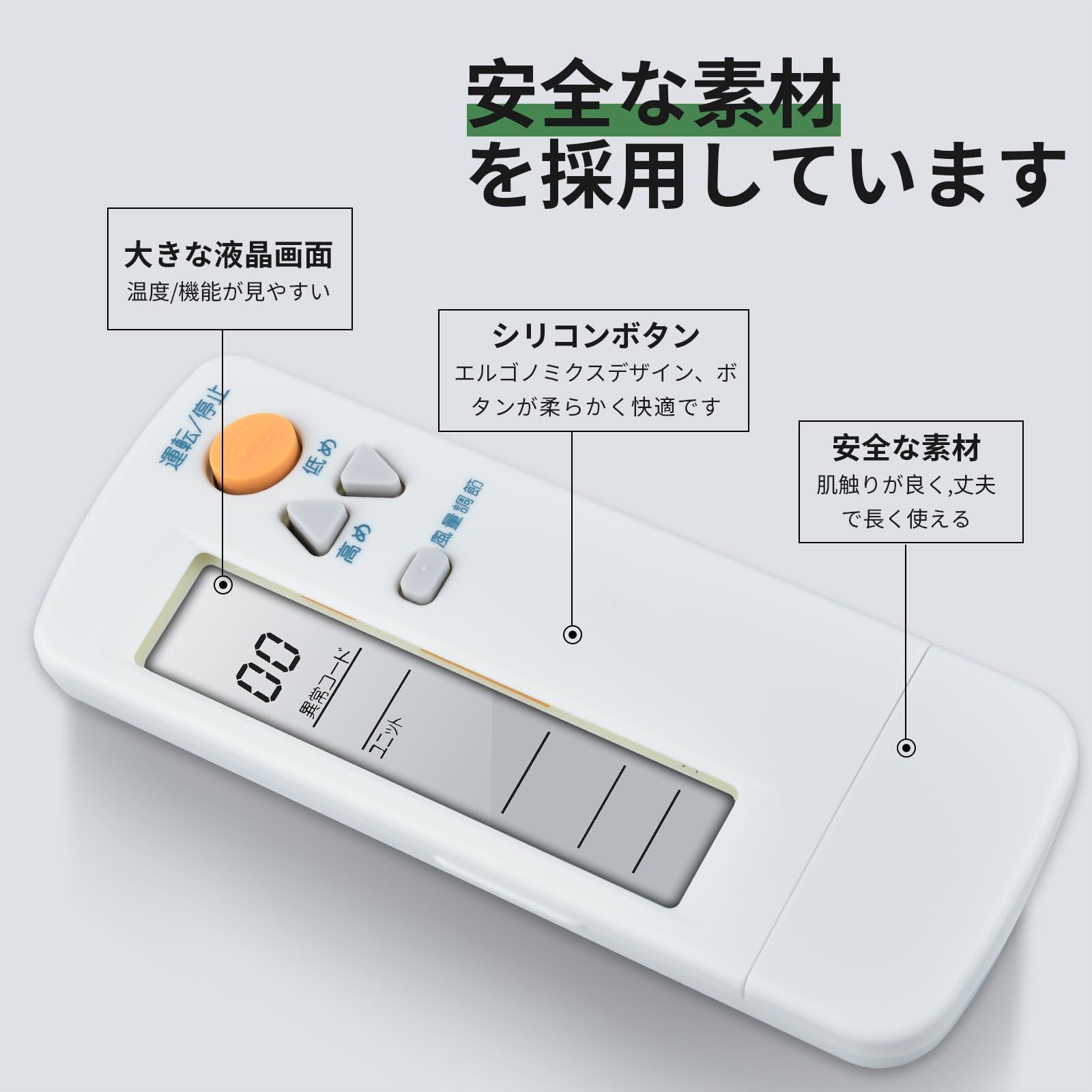楽天市場】エアコン代用リモコン BRC4C105 代用 ダイキン ダイキン