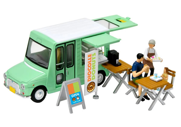 楽天市場】トミーテック ジオコレ64 #カースナップ 24a ドーナツ屋