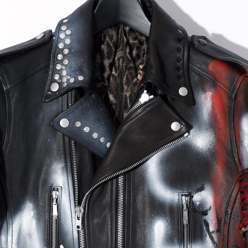 楽天市場】Roen / ロエン / 70000001 / SPRAYED RIDERS JKT