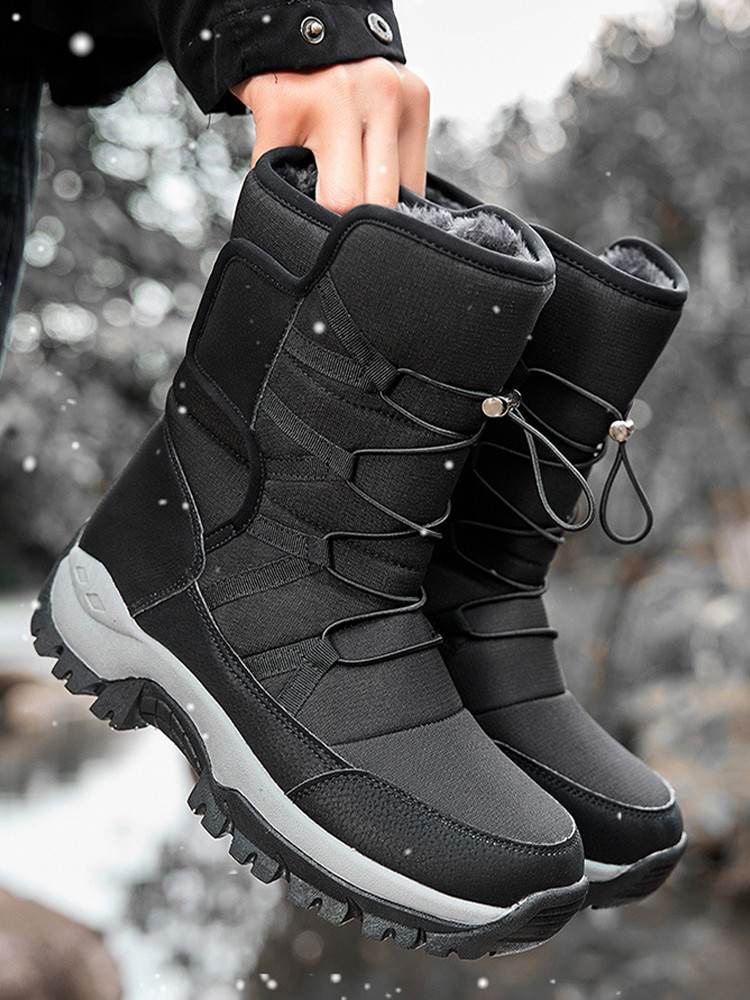 H:CEアイス イタリア スノーブーツ アザラシ 黒 スパイク