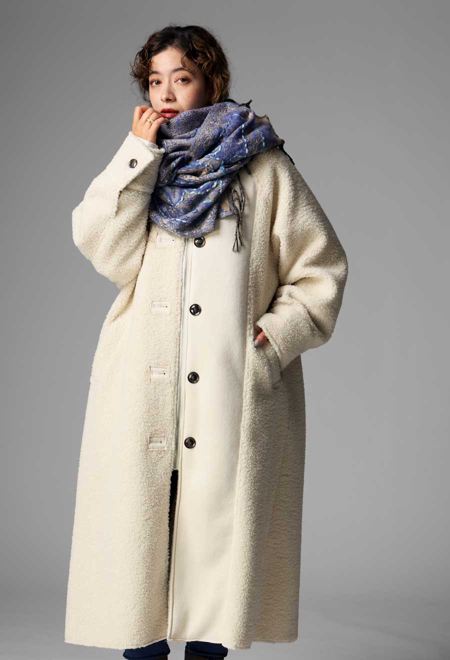 楽天市場】ロングコート レディース ボア ムートン コート 送料無料