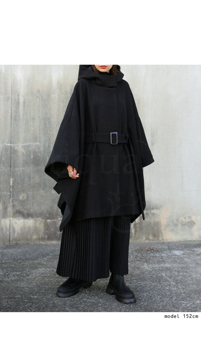 楽天市場】フード付き ポンチョコート ポンチョ レディース 送料無料