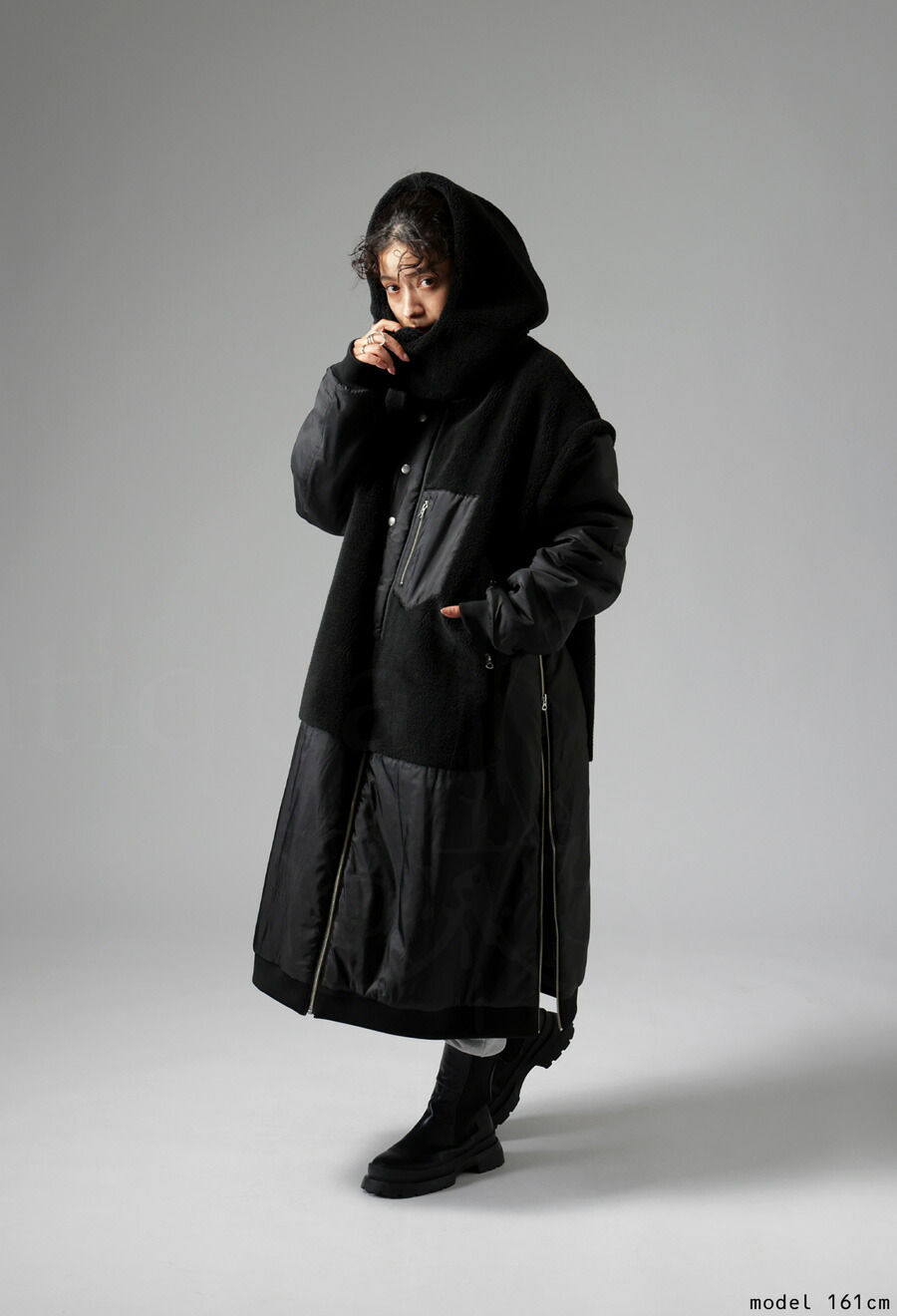 楽天市場】ダウンのような暖かさ ボアドッキングアウター レディース