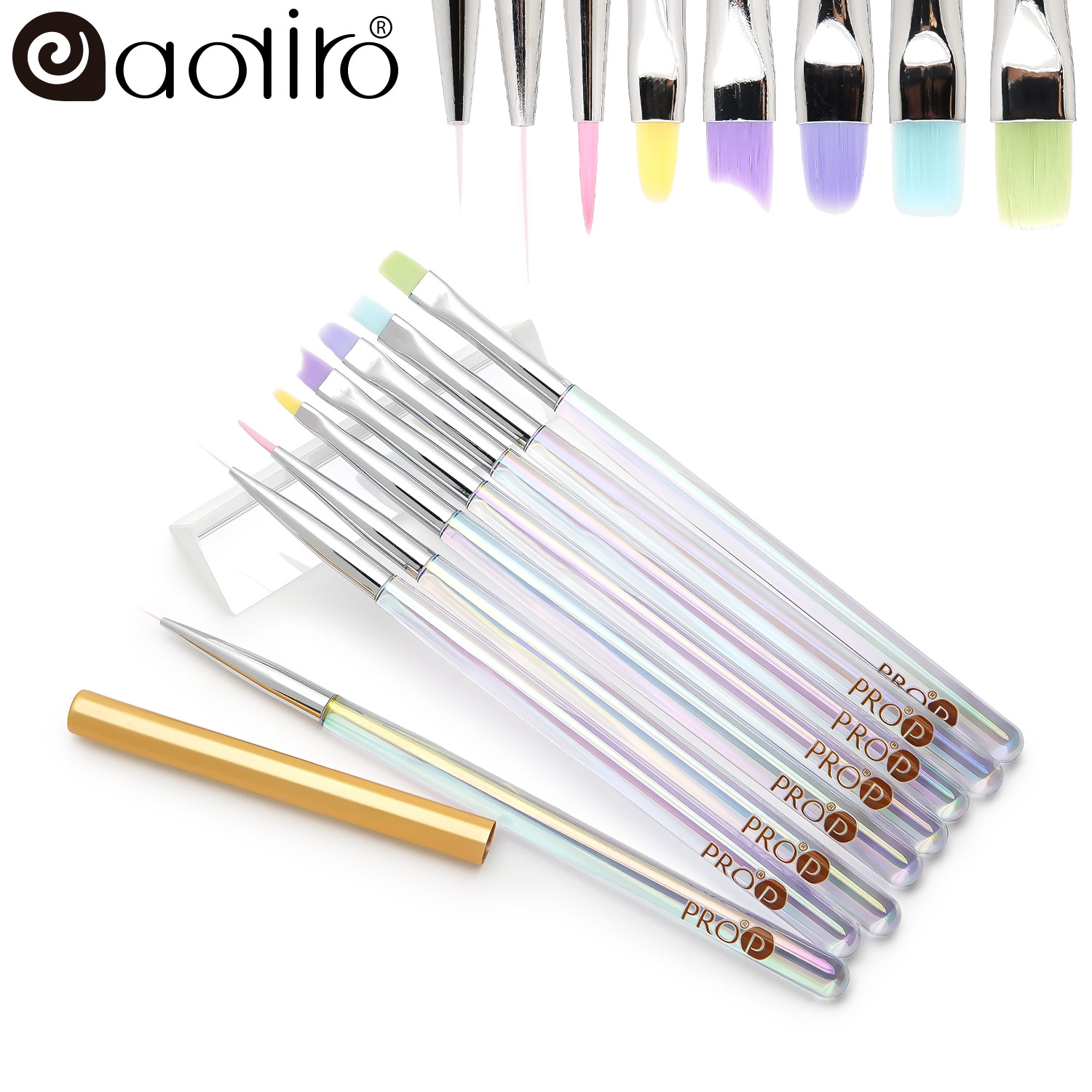 楽天市場】プロップ オーロラ ジェルブラシ キャップ付き 耐久性ブラシ
