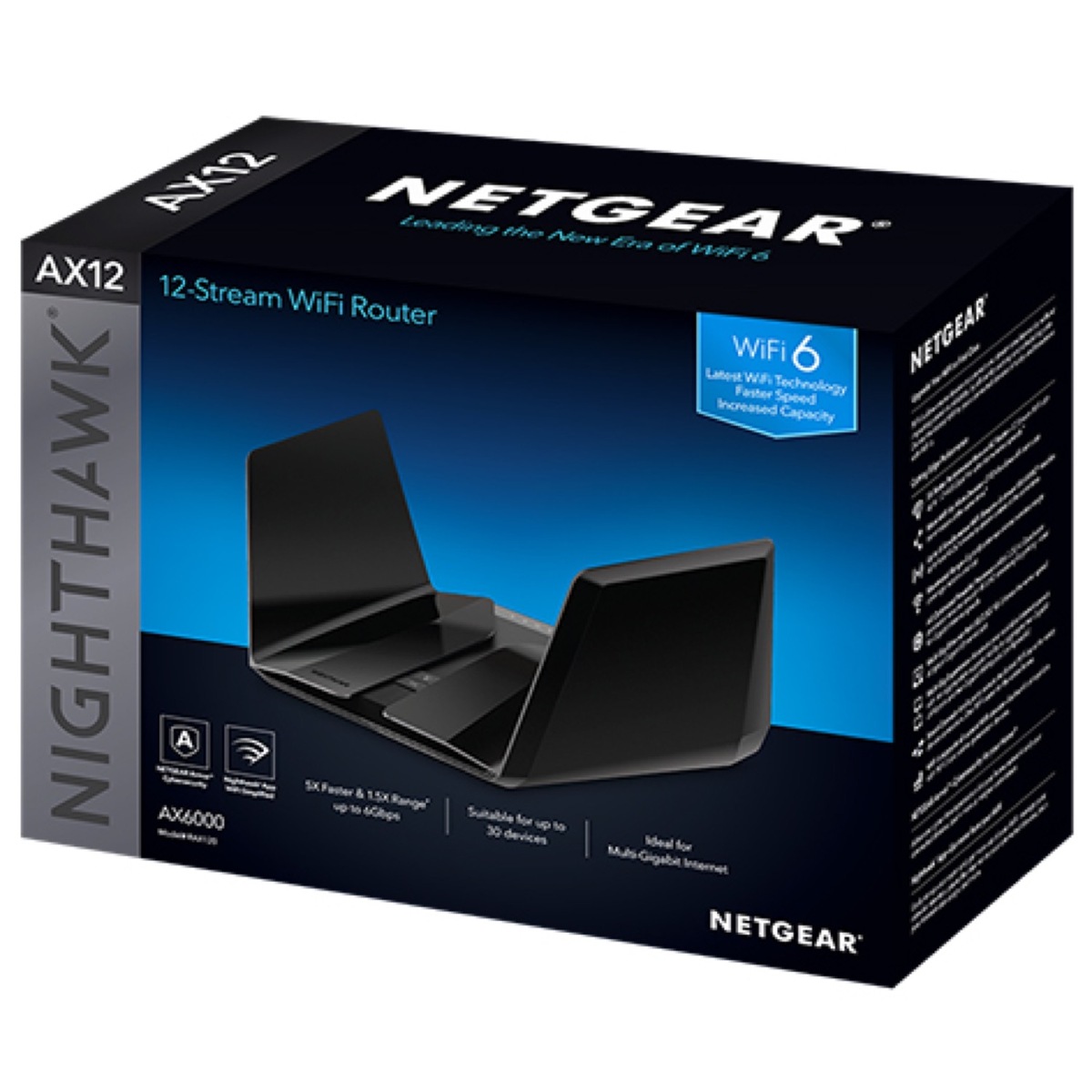 楽天市場】NETGEAR RAX200-100JPS Nighthawk AX12 RAX200 AX11000