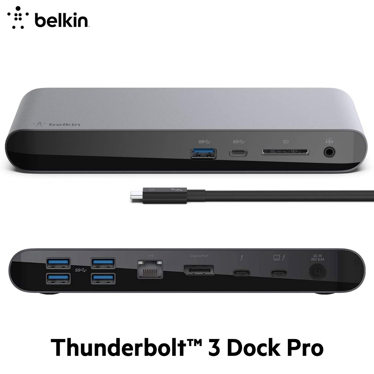 楽天市場】belkin F4U097JA Thunderbolt 3 Dock Pro ドック ハブ USB-C