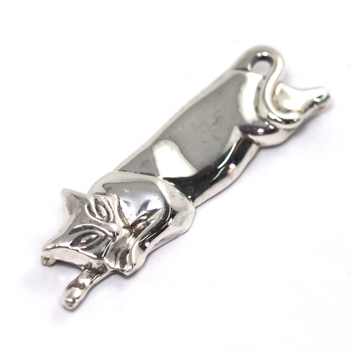 希少TIFFANY ティファニー キャット ブローチ ヴィンテージ 猫 希少