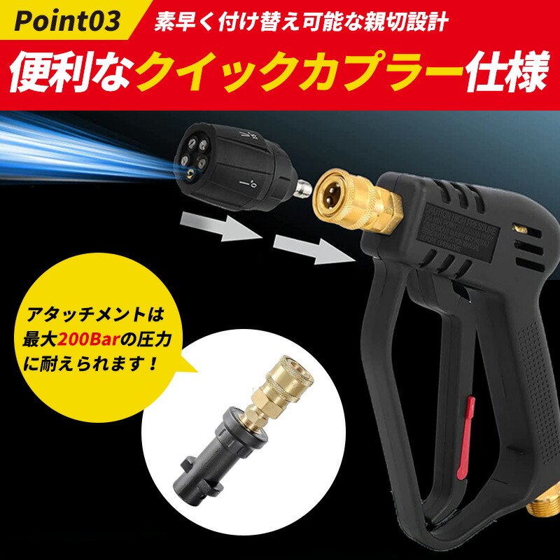 楽天市場】ケルヒャー 高圧洗浄機 互換マルチノズル ヘッド 回転 変換