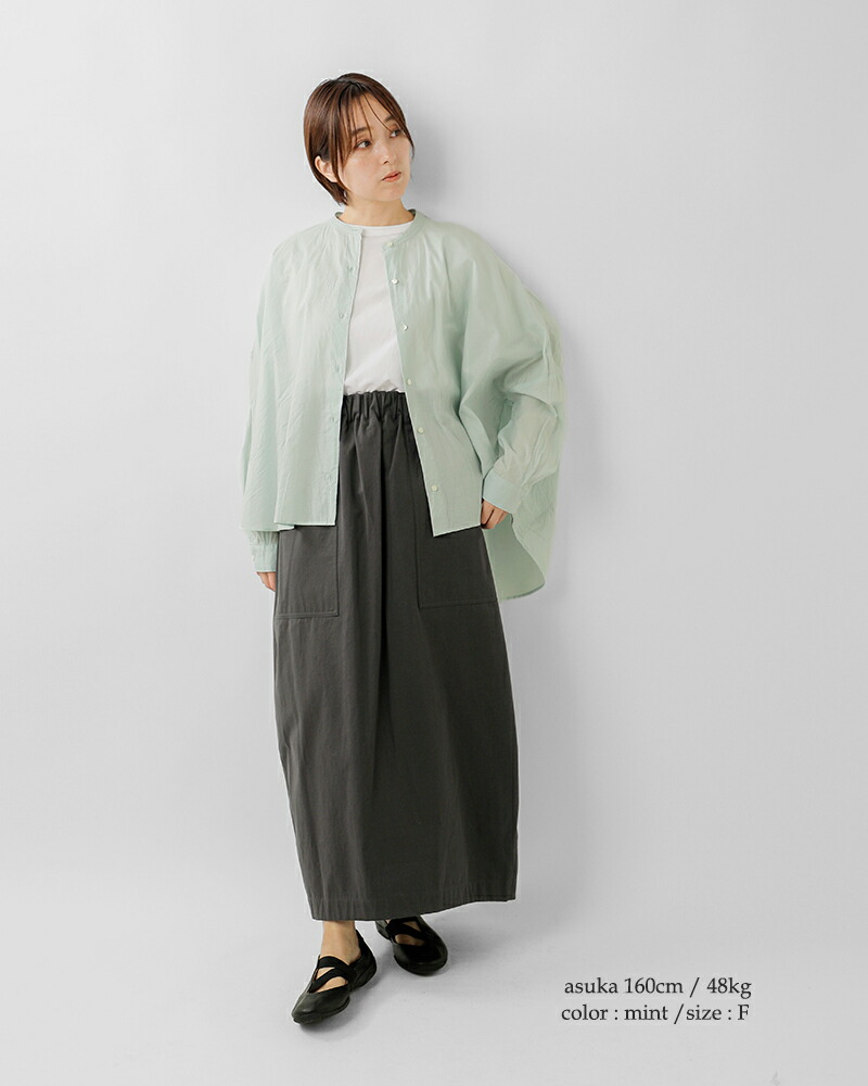 楽天市場】ミズイロインド mizuiro ind コットン バックギャザー