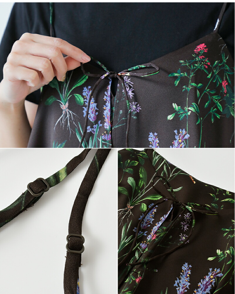 楽天市場】TICCA ティッカ 2way フラワー プリント ビスチェ tbfs-421