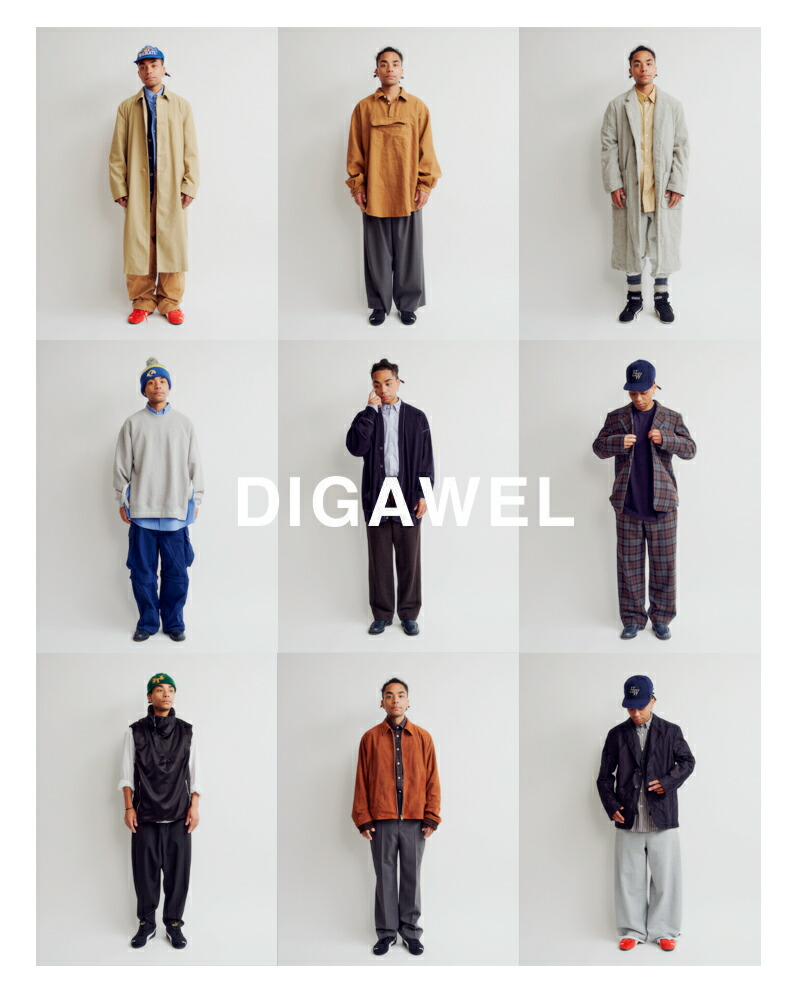 楽天市場】DIGAWEL ディガウェル ウール ロングスリーブ ベースボール